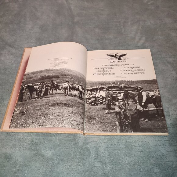 Large Illustrated Book The American West Royal Hassrick 1975 Explorers Cowboys - Picture 6 of 14